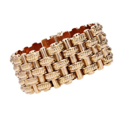 Bracelet rétro or rose - Castafiore