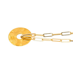 Bracelet Souple DINH VAN "Pi 14 mm" en or jaune - Castafiore