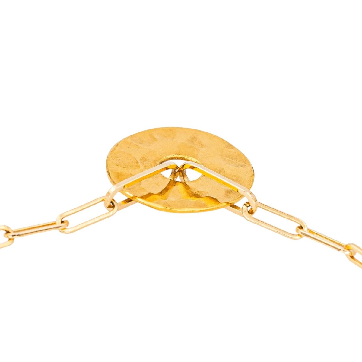 Bracelet Souple DINH VAN "Pi 14 mm" en or jaune - Castafiore