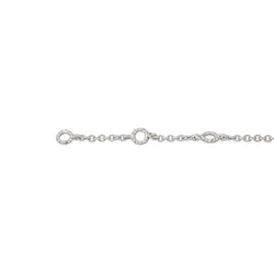 Bracelet Souple DJULA en or blanc et diamants - Castafiore