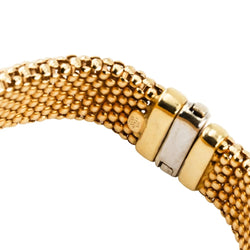 Bracelet Souple en or blanc et or jaune - Castafiore