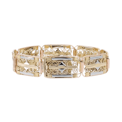 Bracelet Souple en or rose, or blanc et or jaune - Castafiore