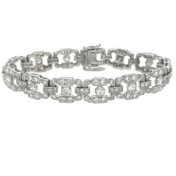 Bracelet Souple en platine et diamants - Castafiore