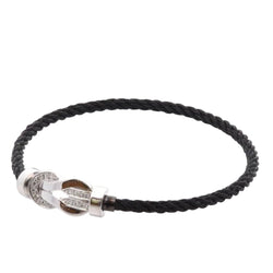 Bracelet Souple FRED "Chance Infinie" en or blanc et diamants - Castafiore