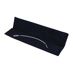 Bracelet Souple FRED "Force 10" en or jaune, acier et diamants - Castafiore