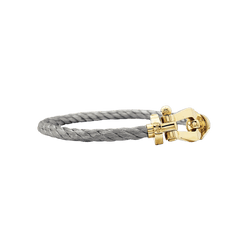 Bracelet Souple FRED "Force 10" en or jaune et acier - Castafiore