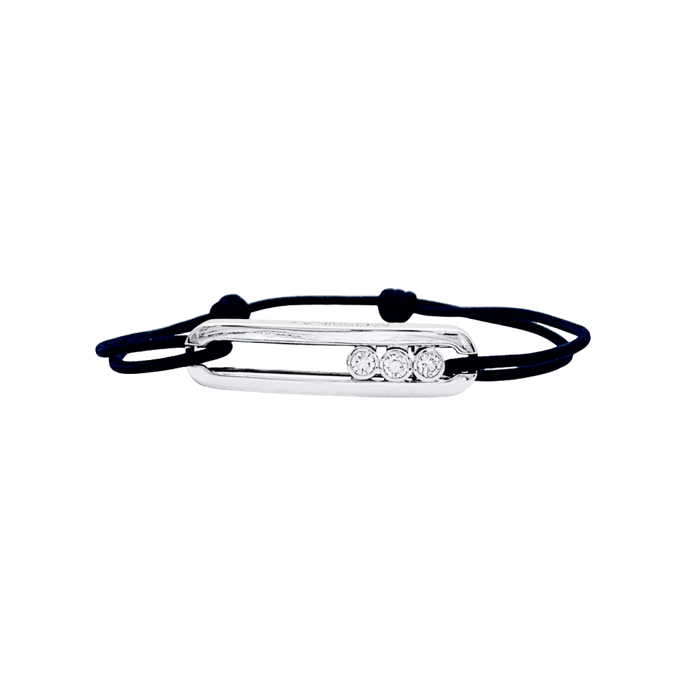 Bracelet Souple MESSIKA "Messika Care(s)" en or blanc et diamants - Castafiore