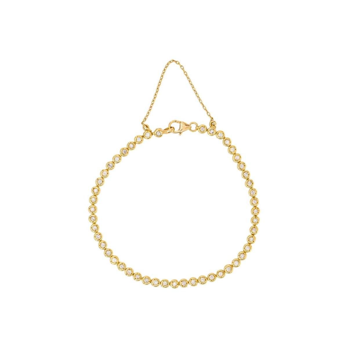 Bracelet Tennis Or jaune Diamant - Castafiore