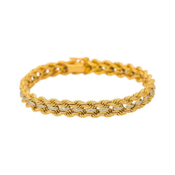 Bracelet Tressé Or jaune - Castafiore