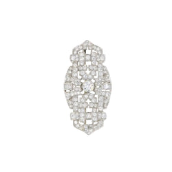 Broche Art Deco diamants 7 ct - Castafiore