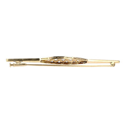 Broche Barrette en or jaune, platine et diamants - Castafiore