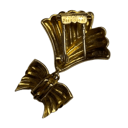 Broche Clip VAN CLEEF & ARPELS en or jaune - Castafiore
