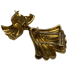 Broche Clip VAN CLEEF & ARPELS en or jaune - Castafiore