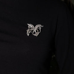 Broche Double Épingle en or blanc et diamants - Castafiore