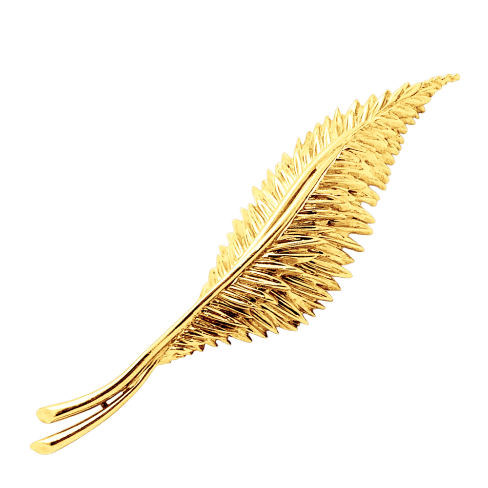 Broche Double Épingle VAN CLEEF & ARPELS en or jaune - Castafiore