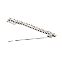 Broche Épingle en or blanc et diamants - Castafiore