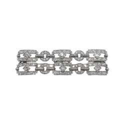 Broche Épingle en or blanc et diamants - Castafiore