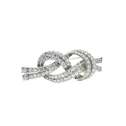 Broche Épingle en or blanc, platine et diamants - Castafiore