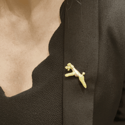 Broche Épingle en or jaune - Castafiore