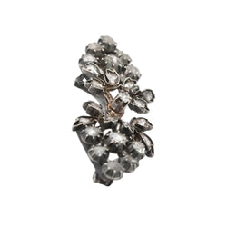 Broche Épingle en or jaune, argent et diamants - Castafiore