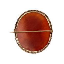 Broche Épingle en or jaune et agate - Castafiore