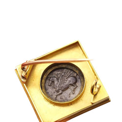 Broche Épingle en or jaune et argent - Castafiore