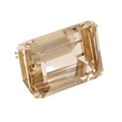 Broche Épingle en or jaune et citrine - Castafiore