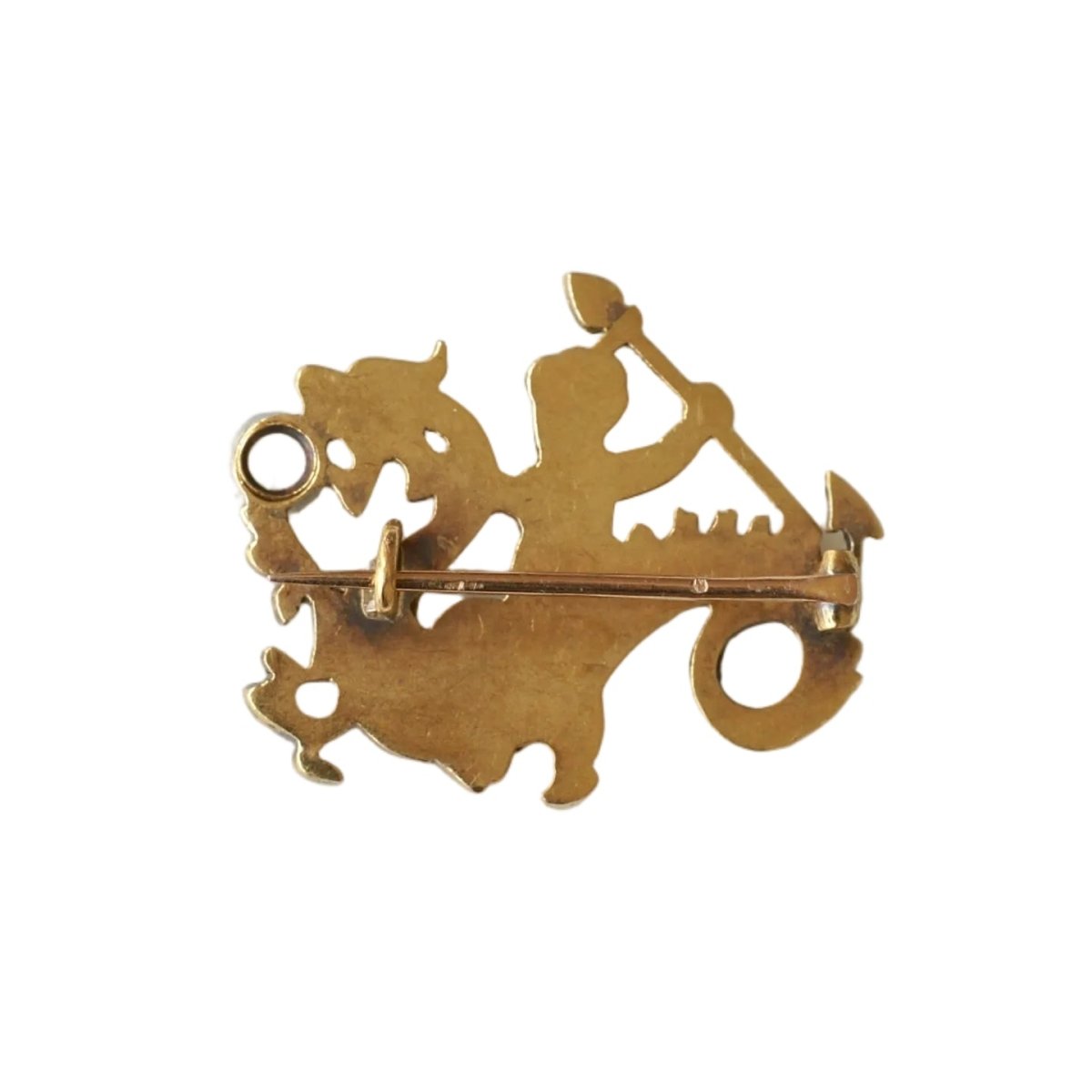 Broche Épingle en or jaune et diamant - Castafiore