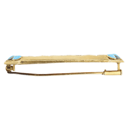 Broche Épingle en or jaune et émail - Castafiore