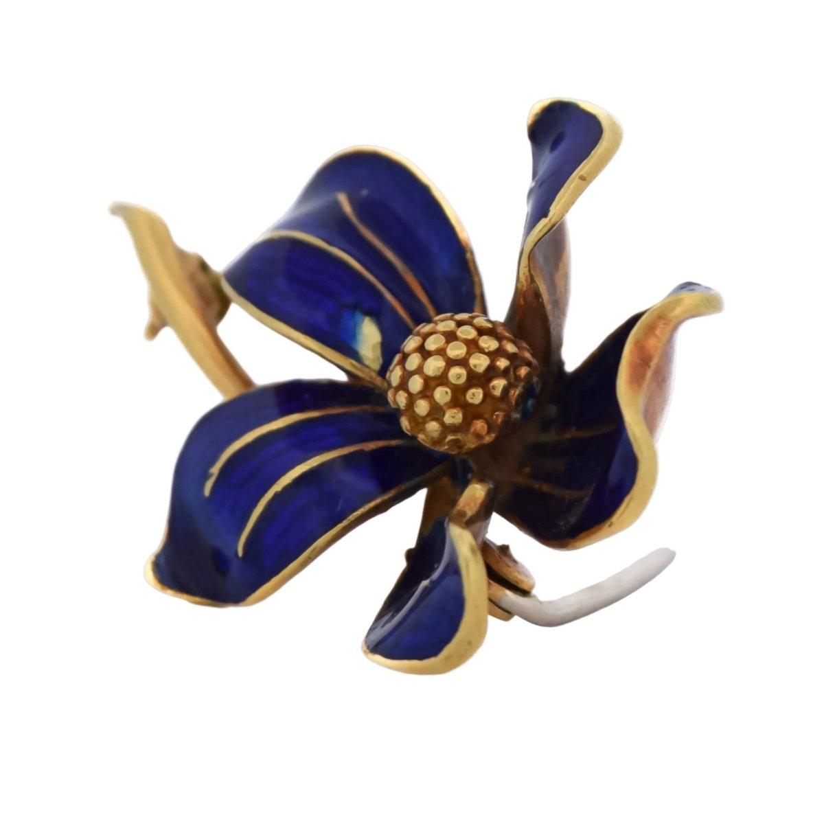 Broche Épingle en or jaune et émail - Castafiore