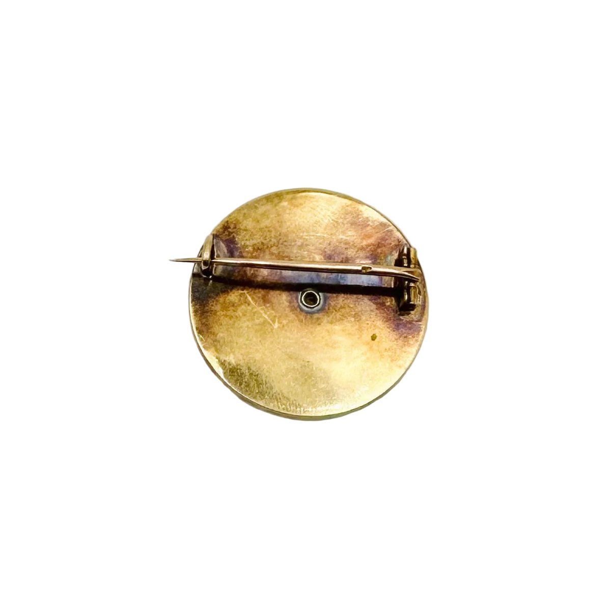 Broche Epingle en or jaune, onyx et diamants - Castafiore