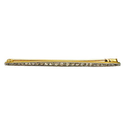 Broche Épingle en or jaune, or blanc, platine et diamants - Castafiore