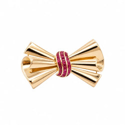Broche Épingle en or rose et rubis - Castafiore