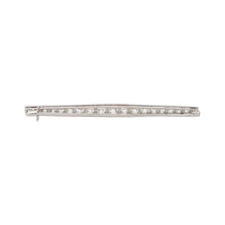 Broche Épingle en platine et diamants - Castafiore