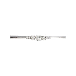 Broche Or blanc Diamant - Castafiore