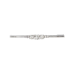 Broche Or blanc Diamant - Castafiore