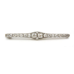 Broche - Or, Platine & Diamants - Castafiore