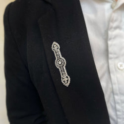 Broche - Or, Platine et Diamants - Castafiore