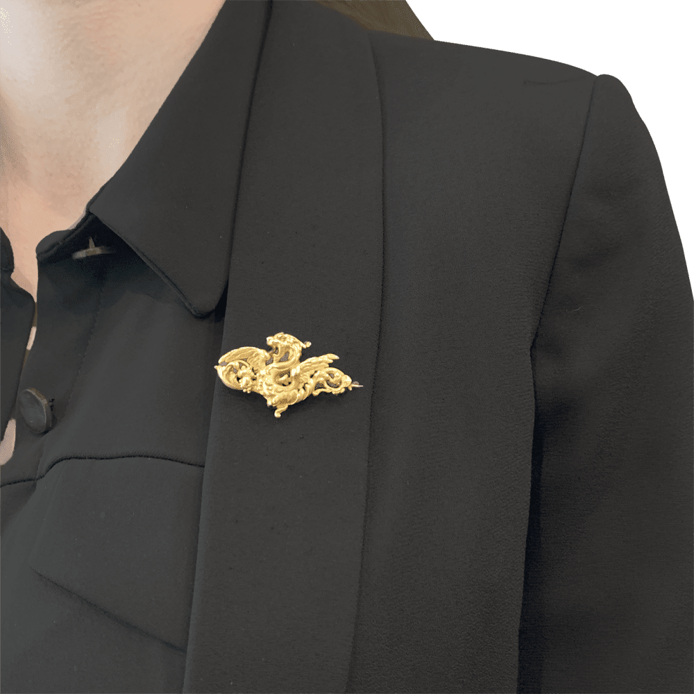 Broche Pendentif en or jaune - Castafiore