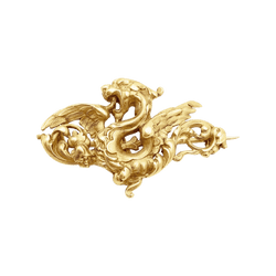 Broche Pendentif en or jaune - Castafiore