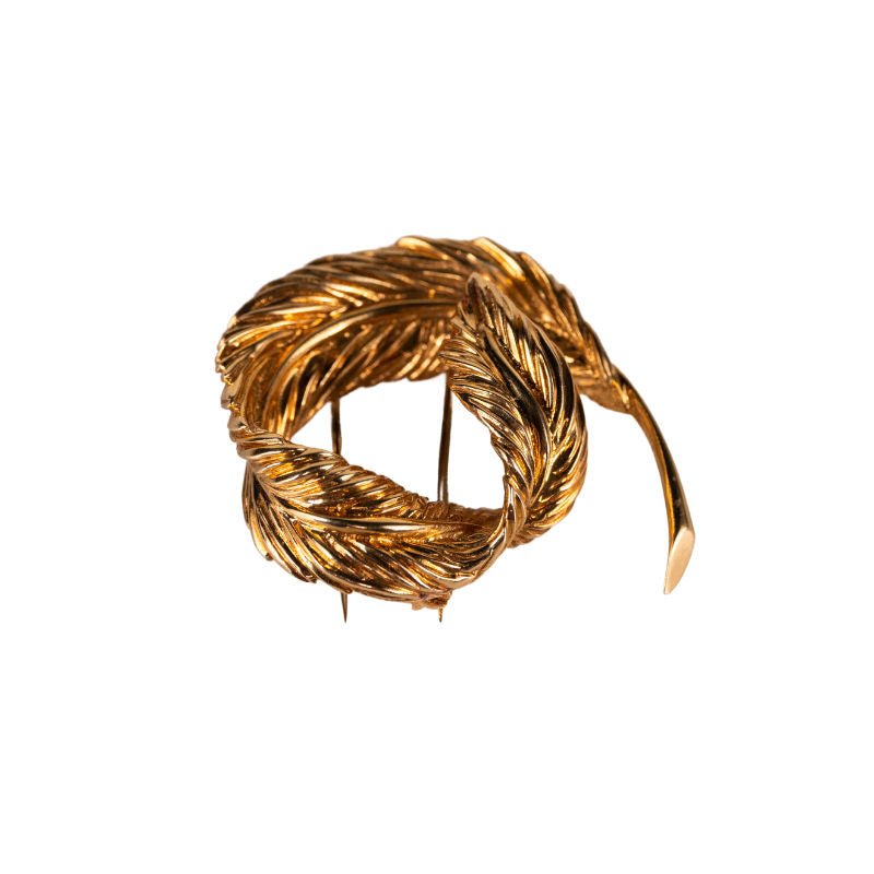 Broche VAN CLEEF & ARPELS en or jaune - Castafiore