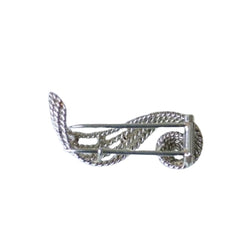 Broche volute diamants et rubis - Castafiore