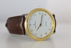 Montre BLANCPAIN Villeret Réf. 0095-1318, en acier et or jaune  Cal. 9513 Automatique, vers 1990.