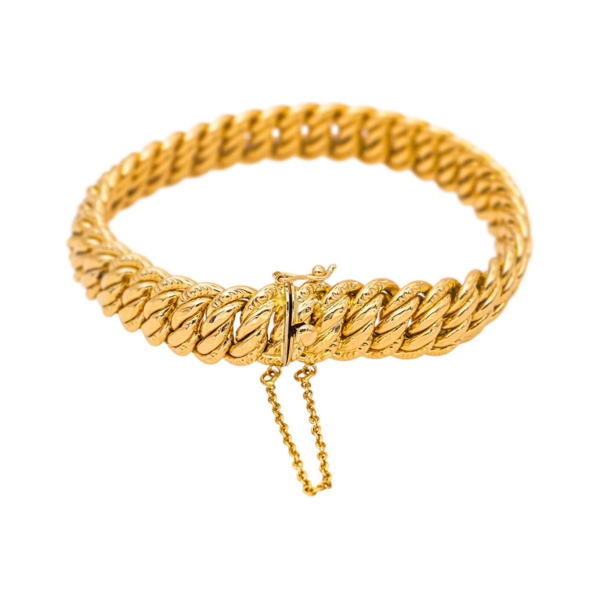 Bracelet Maille Américaine Or jaune