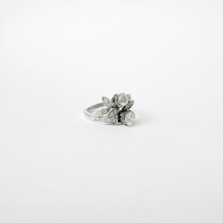 Bague Toi & Moi en or blanc et diamants