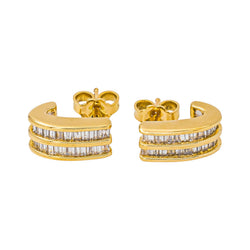 Boucles d'oreilles Or jaune Diamant