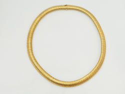 Collier Tubogas en or jaune