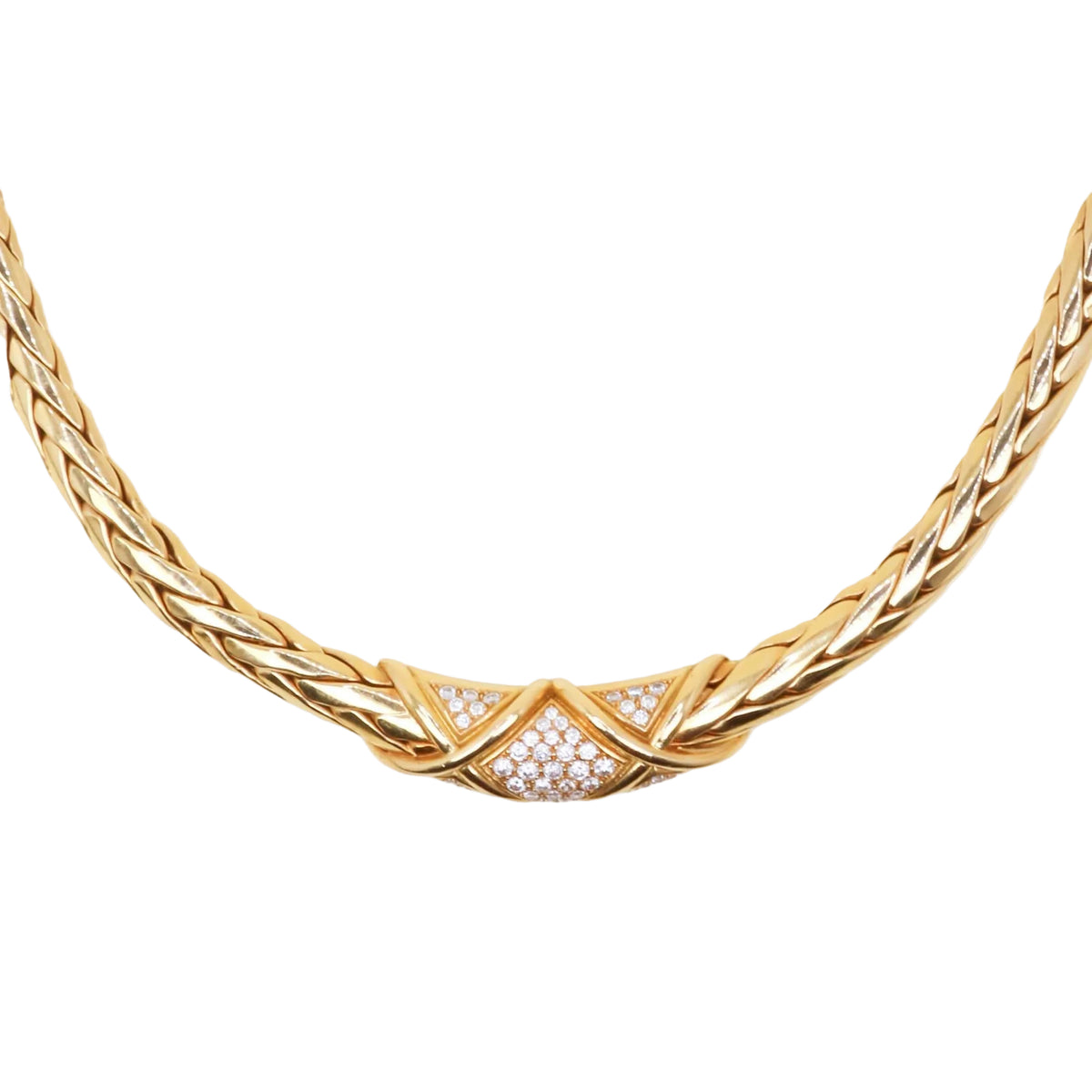 Collier Maille GAY FRÈRES en or jaune et diamants