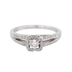 Mauboussin Bague Chance of Love Or blanc Diamant
