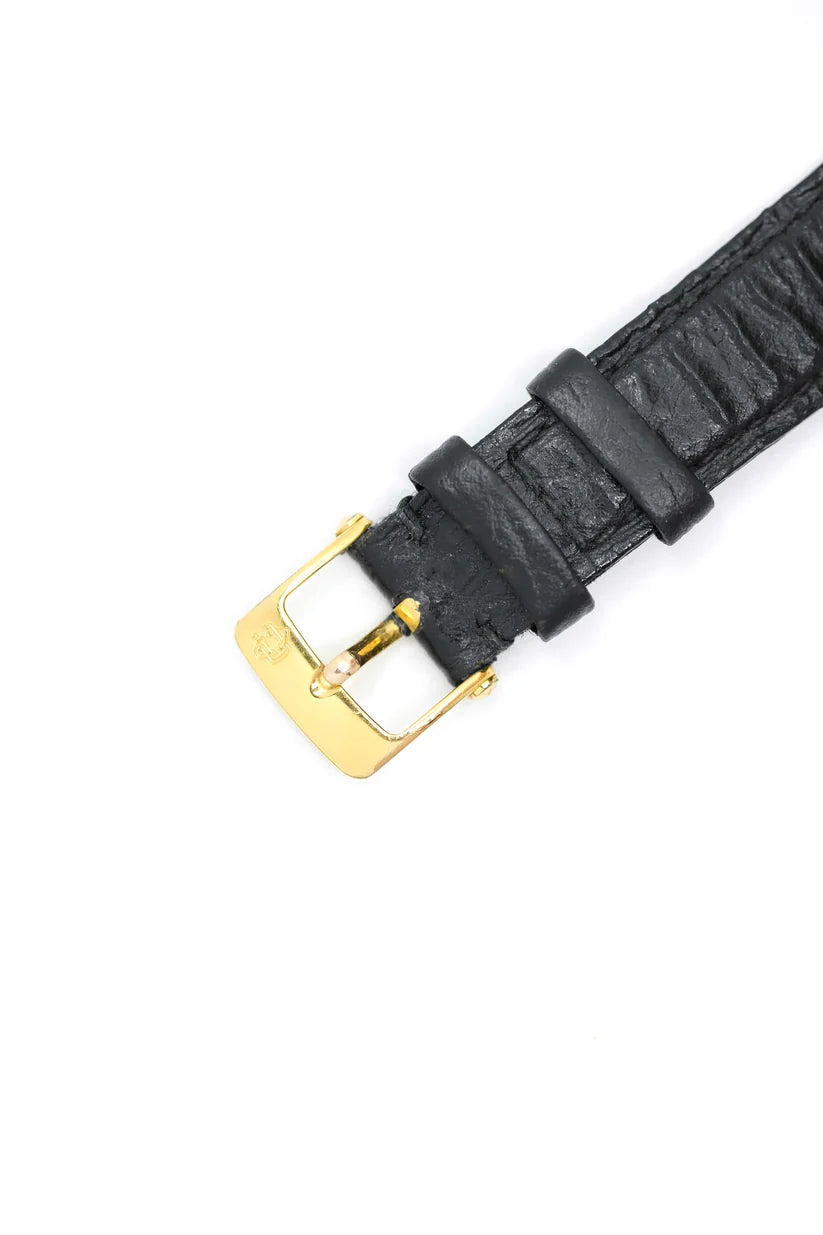 Montre VAN CLEEF & ARPELS "PA 49" en or jaune, acier et cuir